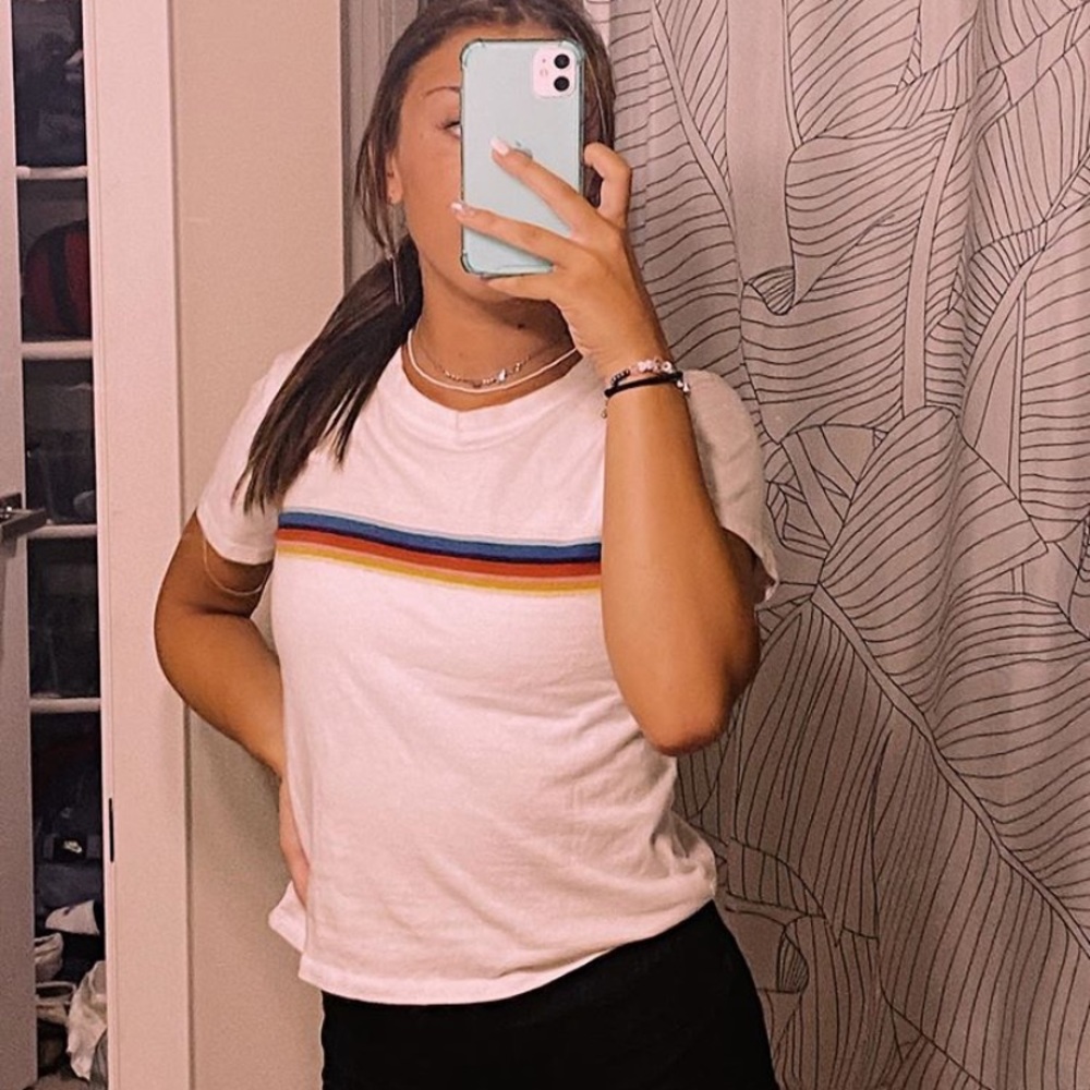 rainbow brandy tee
